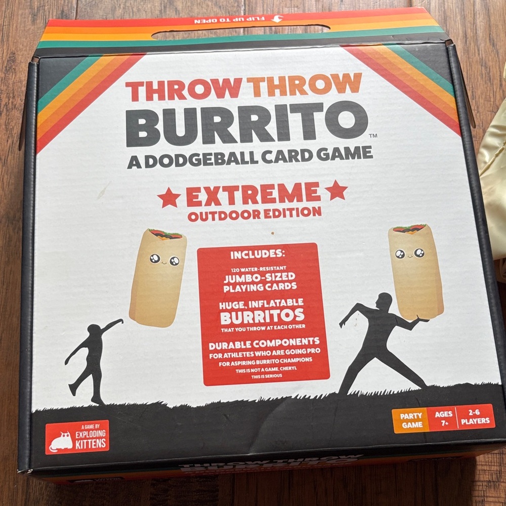Throw Throw Burrito Extreme Outdoor Edition